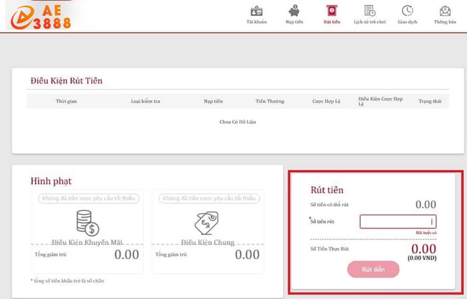 một số mẹo rút tiền AE3888 nhanh nhất