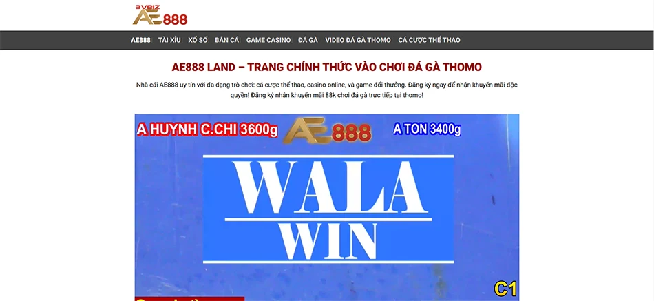 Giới thiệu trang web AE888 Land là gì?